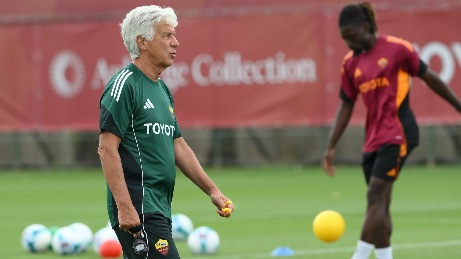 gasperini allenamento roma trigoria