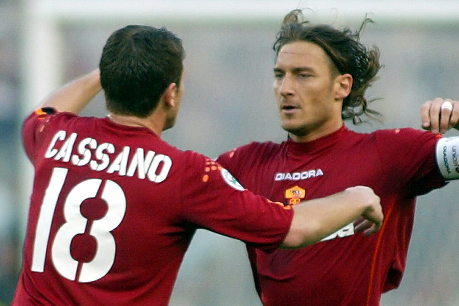cassano totti roma